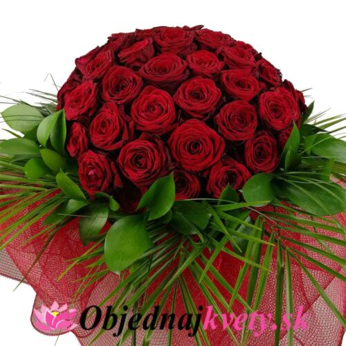 Kytica červených ruží Senza
