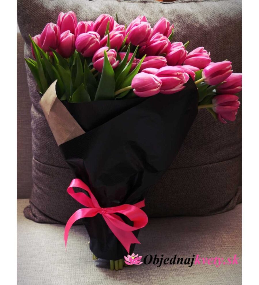 ružové tulipany