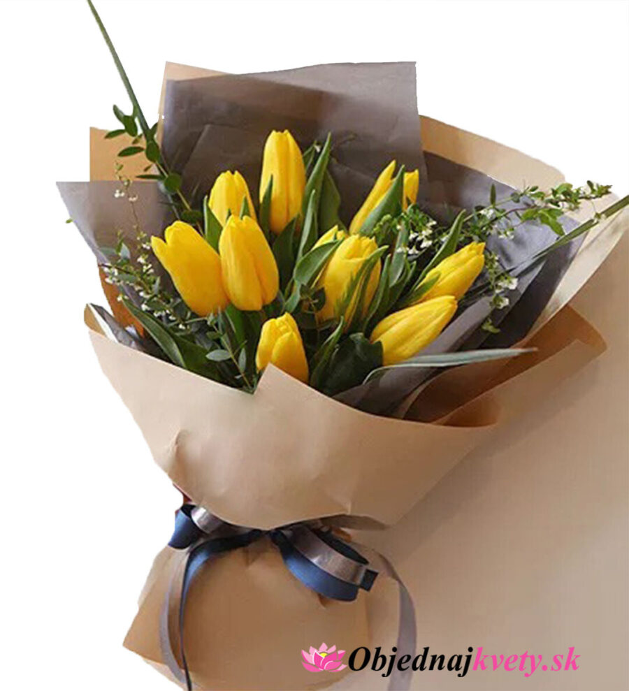 zlte tulipany