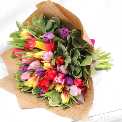 Kytica farebných tulipánov – Obrázok 3