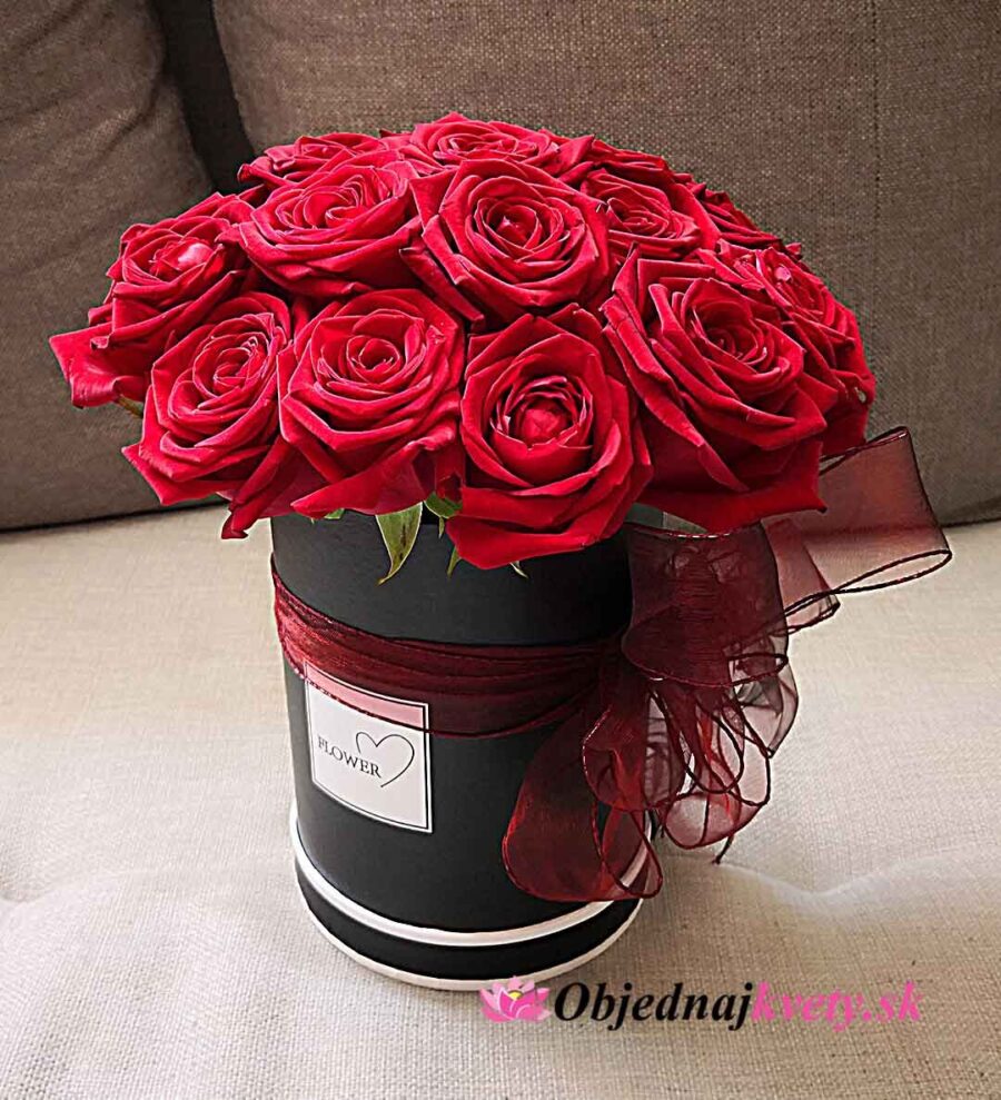 Kvetinový box Red Naomi
