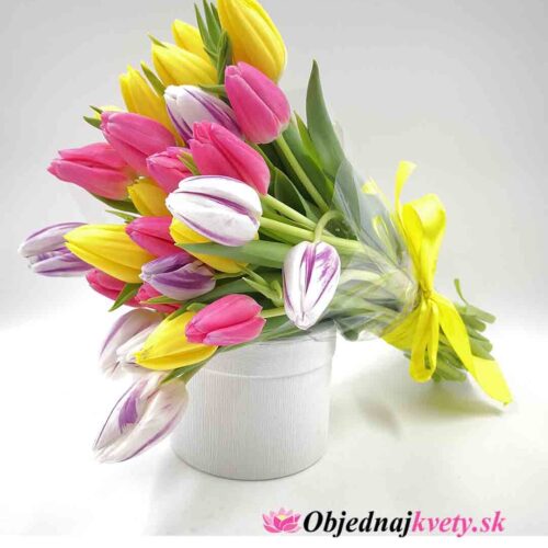 Kytica farebne tulipany