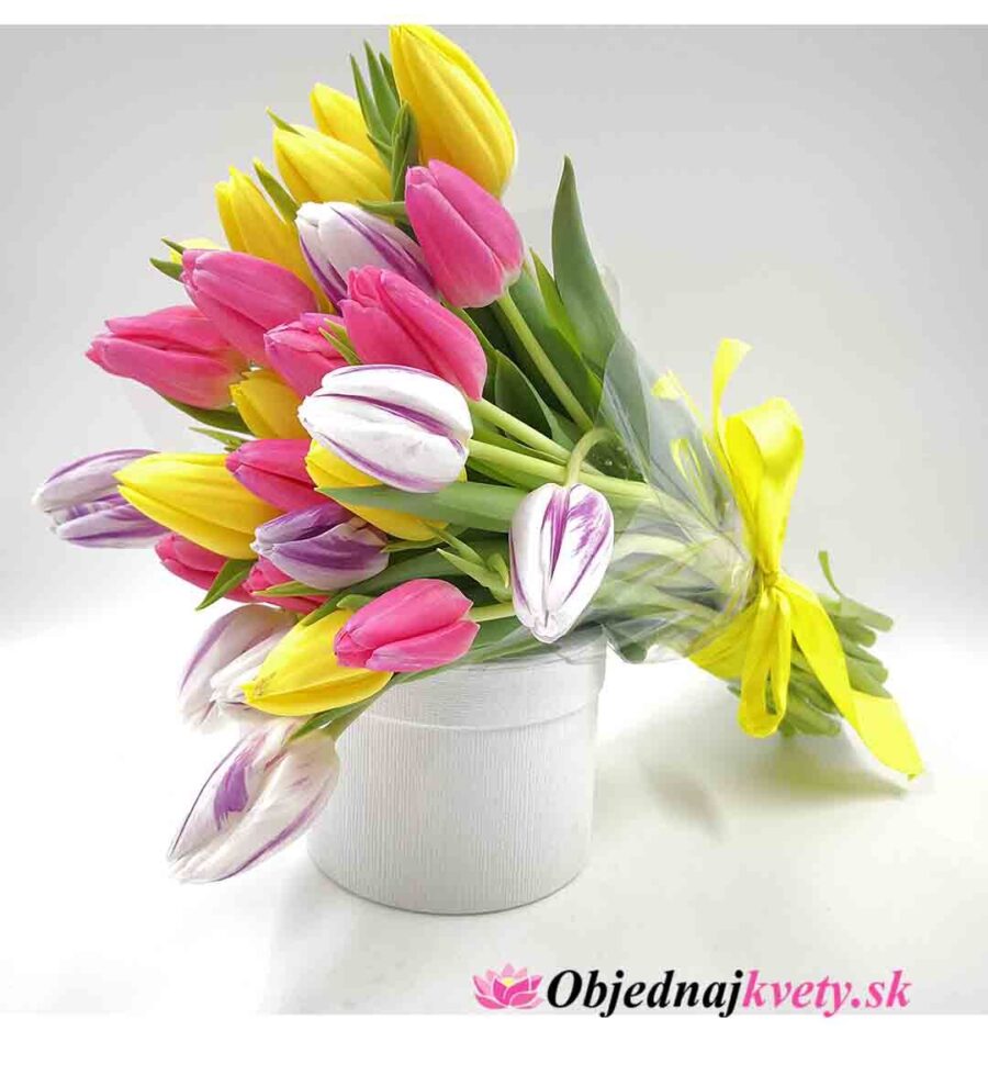 Kytica farebne tulipany