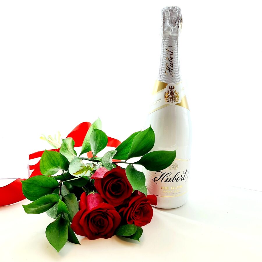 Set ruže + sekt