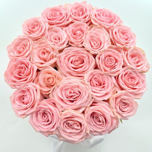 Flower box z ružových ruží Pin – Obrázok 4