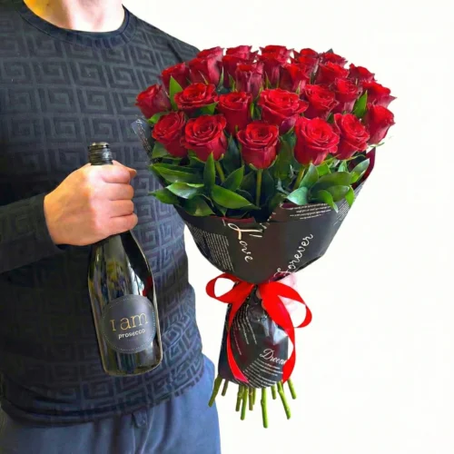 Ruže a prosecco Stif