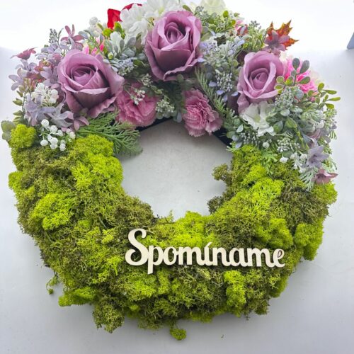 Smútočný veniec s machom Pib – Obrázok 2