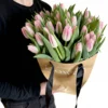 tulipány jemná ružová farba