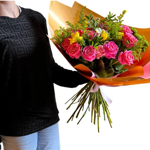 Kytica ružových ruží Primo – Obrázok 3